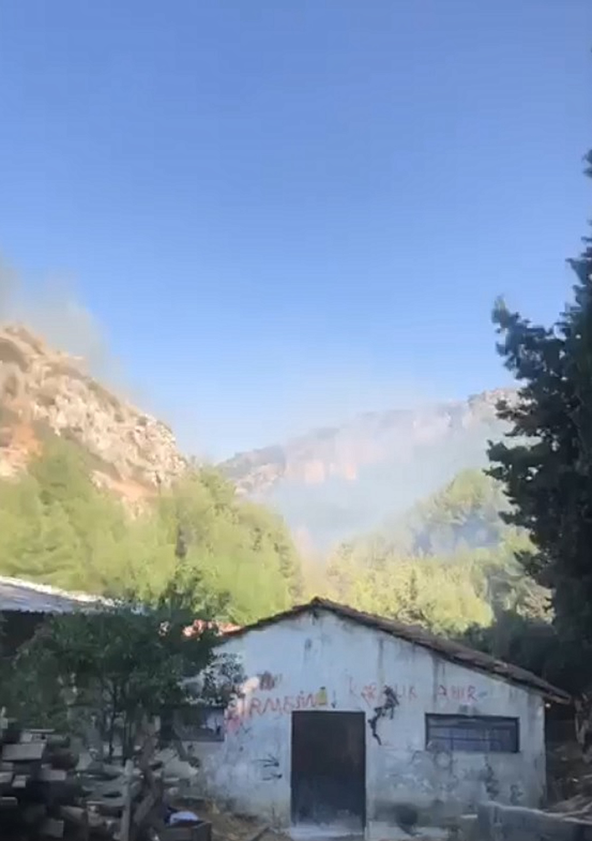 Hatay\'da Orman Yangını