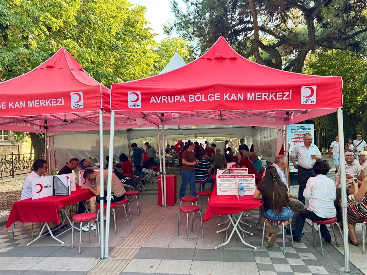 Kırklareli\'nde Başarılı Kan Bağışı Kampanyası
