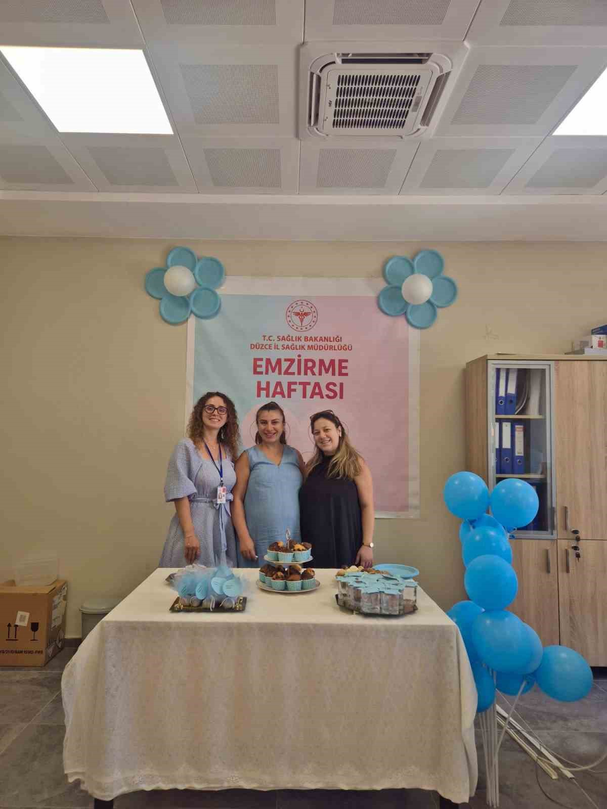 Düzce\'de Dünya Emzirme Haftası Etkinliği