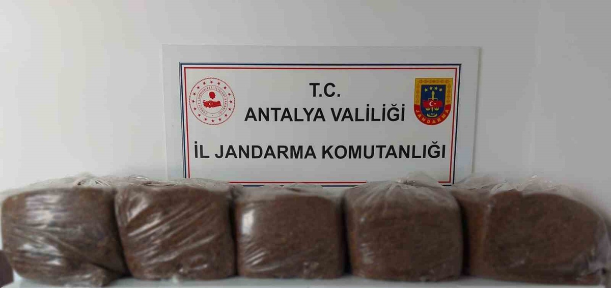 Antalya\'da Kaçak Tütün Operasyonu