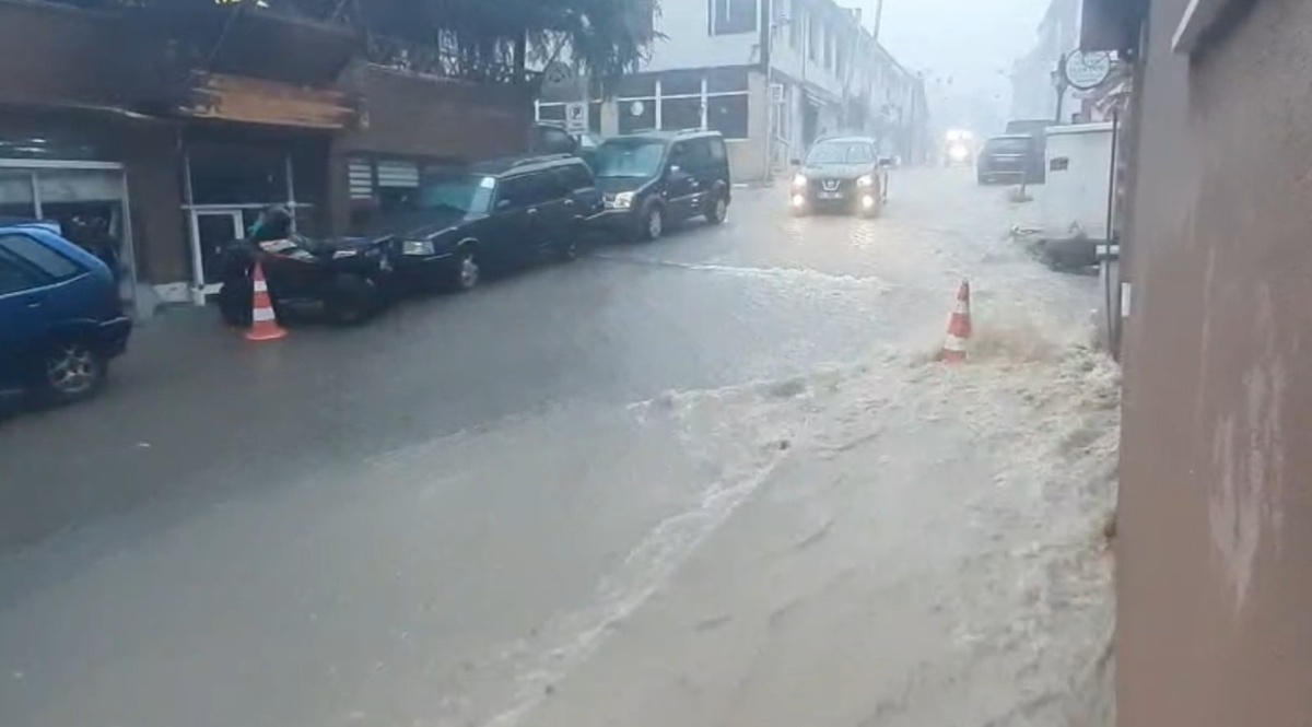 Şavşat\'ta Şiddetli Yağış Yol Tahribatına Neden Oldu