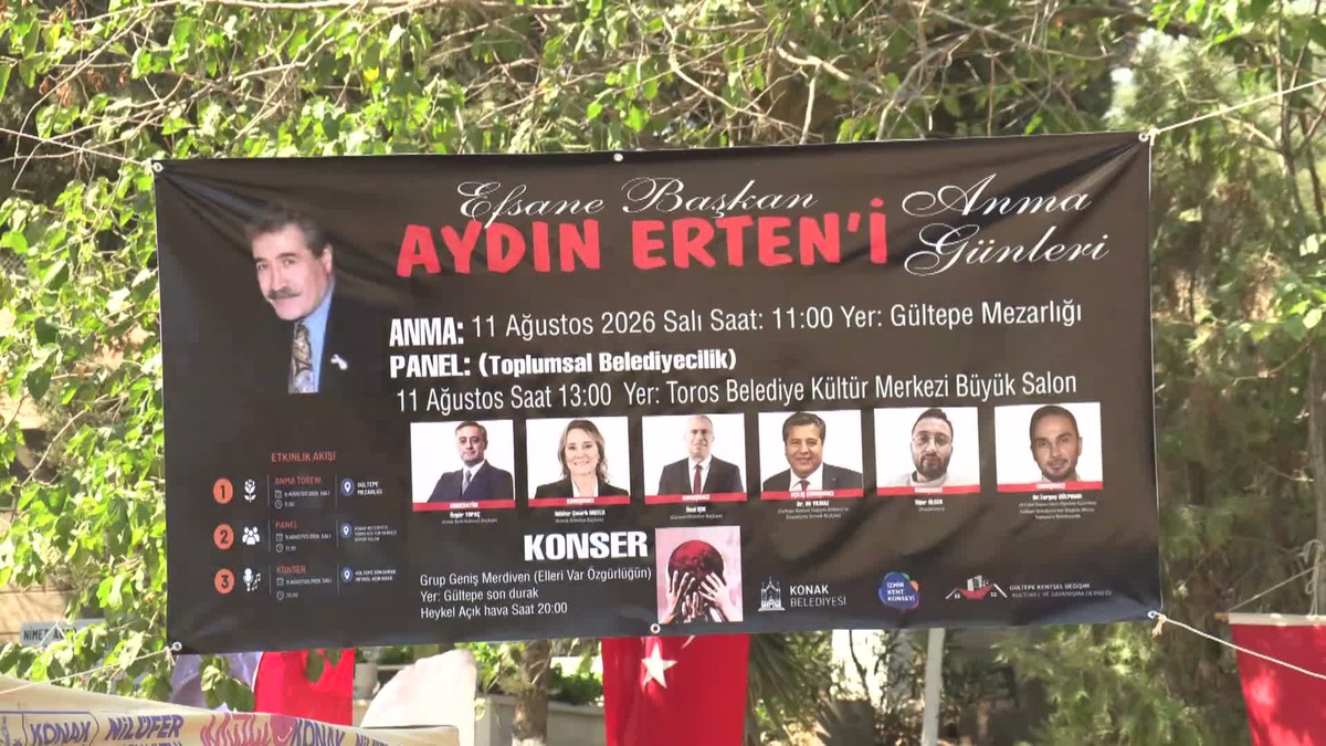 Gültepe\'nin efsane başkanı Aydın Erten 26. yılında anıldı