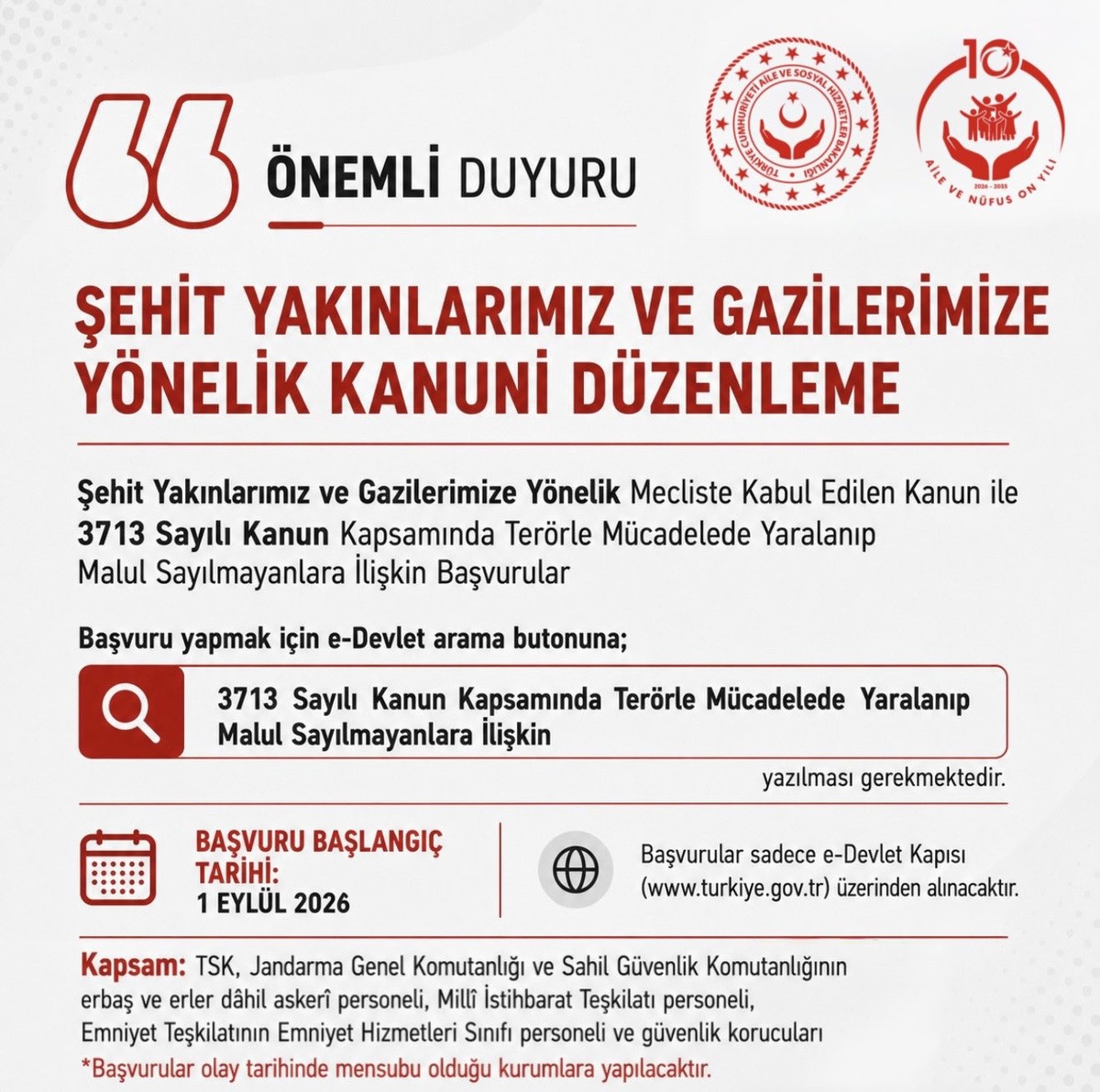 Yeni Başvurular 2026\'da Başlıyor