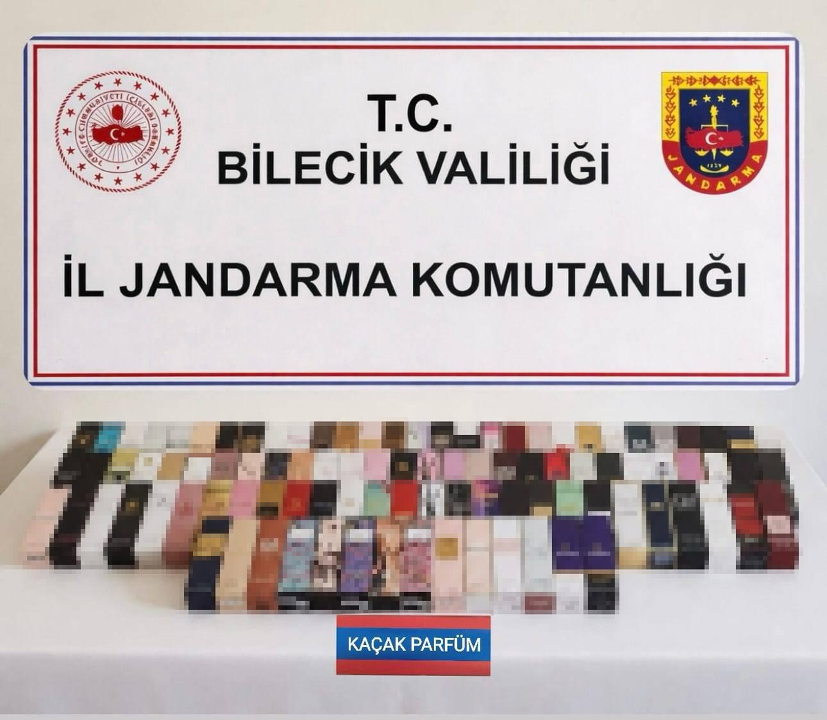 Bilecik\'te 300 Bin Liralık Kaçak Parfüm Ele Geçirildi
