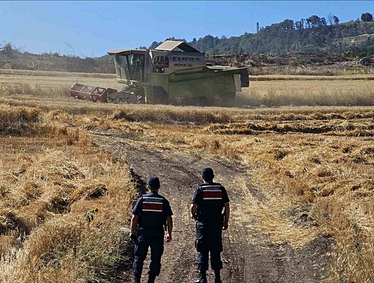 Bilecik\'te Biçerdöverlerde Yangın Uyarısı