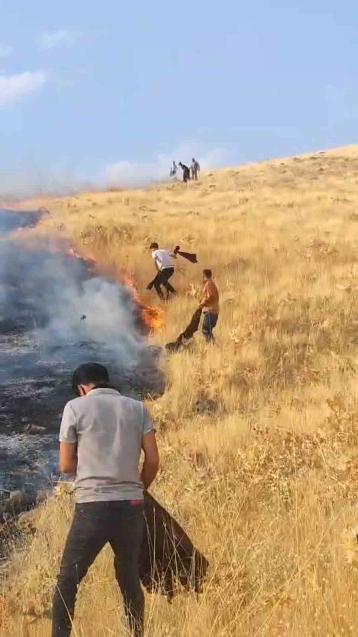 Elazığ\'da Kırsal Yangın Söndürme Çabaları Sürüyor