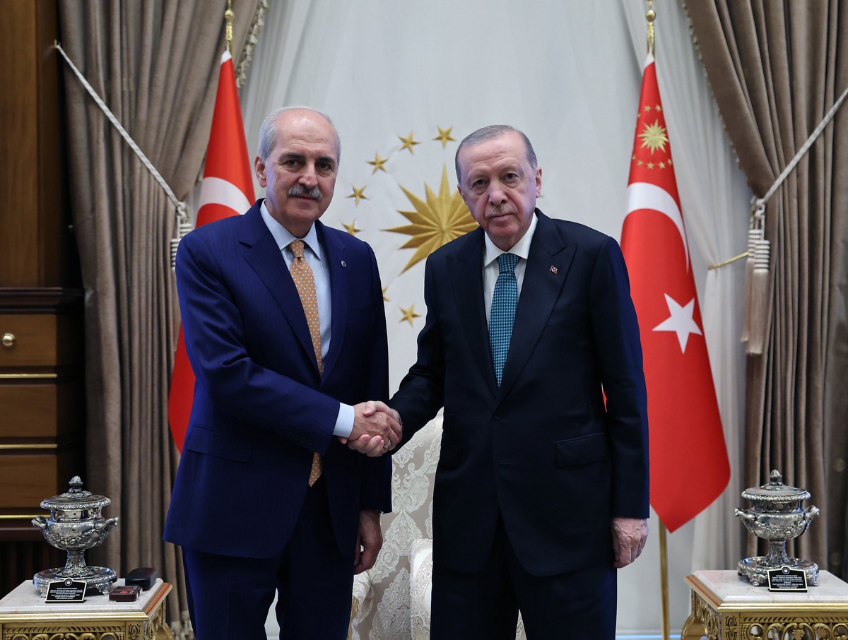 Erdoğan, TBMM Başkanı Kurtulmuş\'u kabul etti