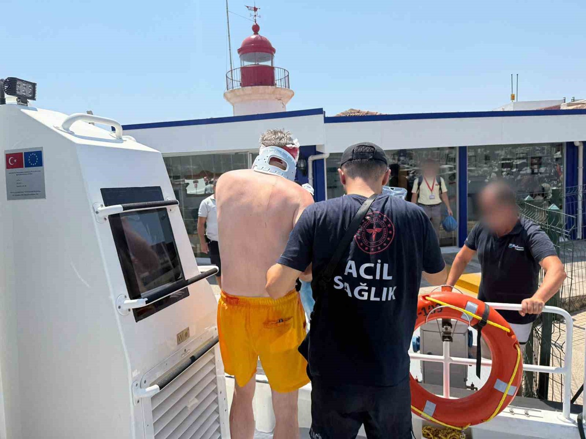 Bodrum\'da Yaralıya Tıbbi Tahliye