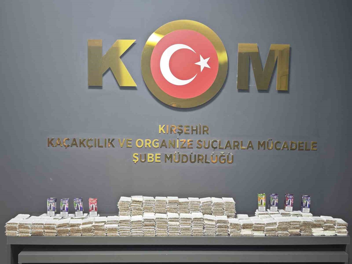 Kırşehir\'de Kaçak Nargile Operasyonu
