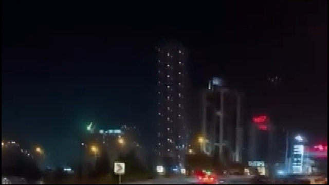 Büyükçekmece'de gök taşının düşme anı kamerada