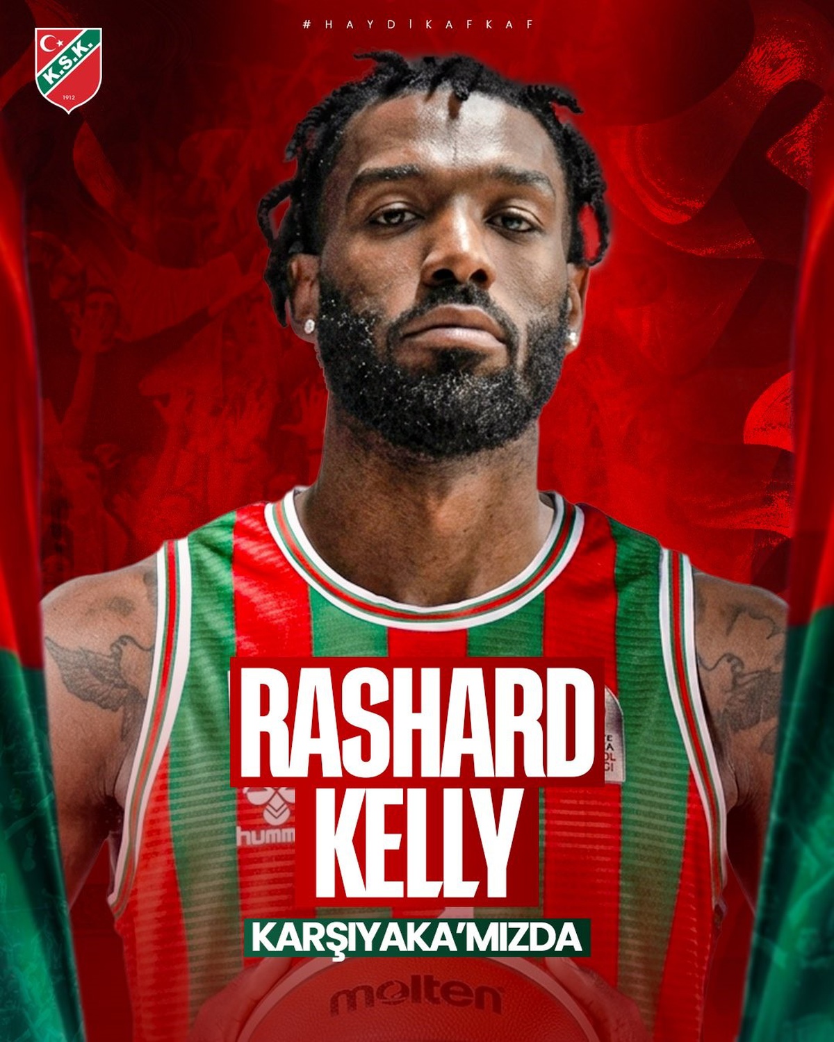 Karşıyaka, Rashard Kelly\'yi Transfer Etti