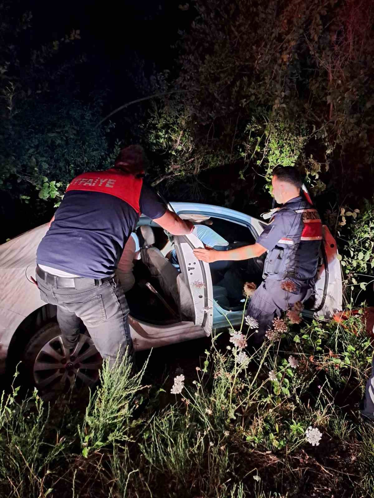 Cide\'de trafik kazası: 1 yaralı