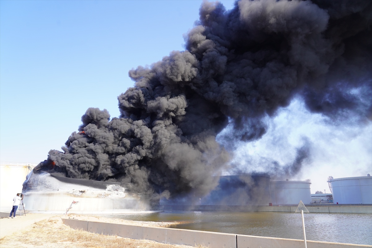 Libya\'da Petrol Tesisine İHA Saldırısı