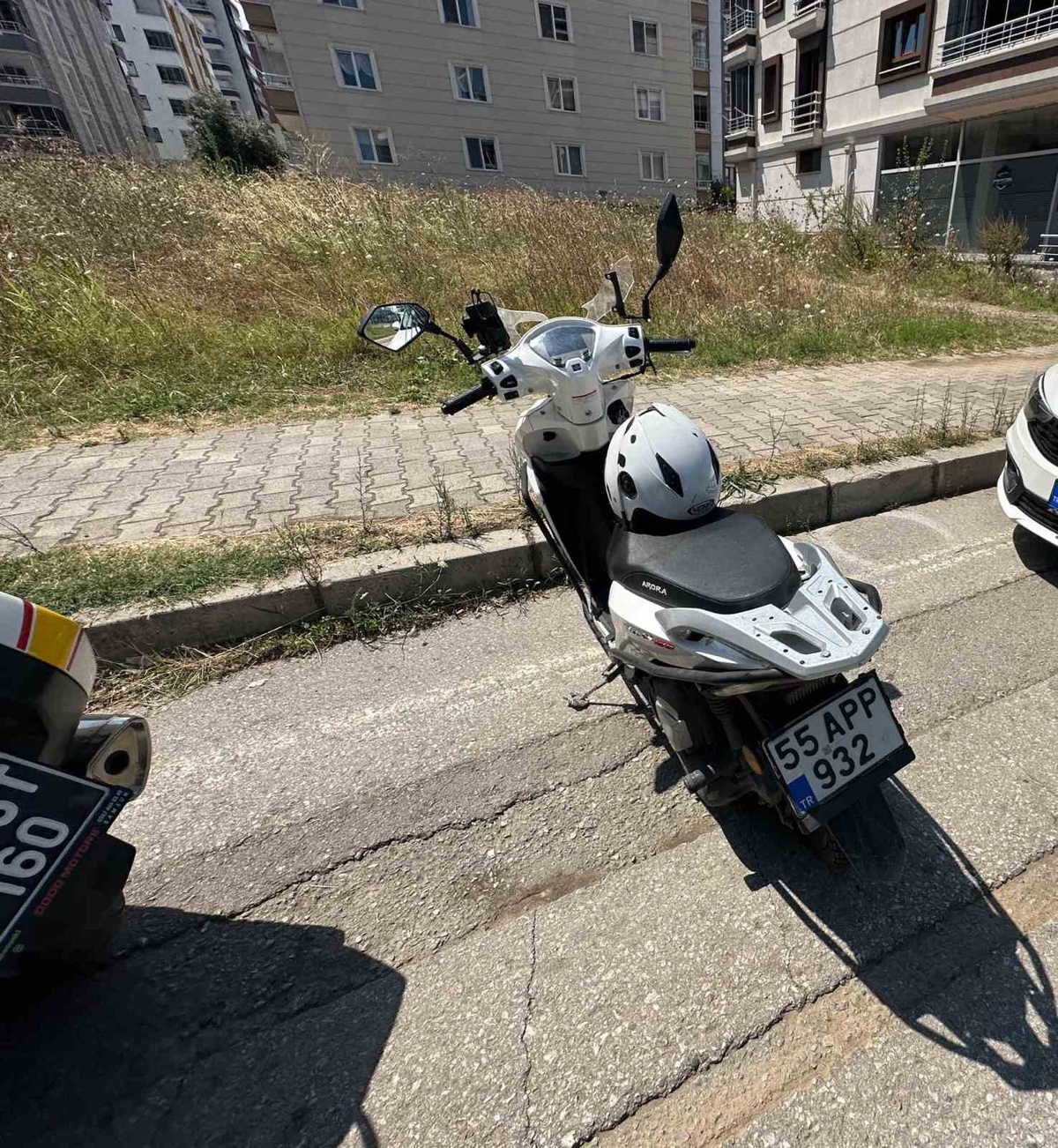 Samsun\'da Kaza: Motosiklet Sürücüsü Yaralandı