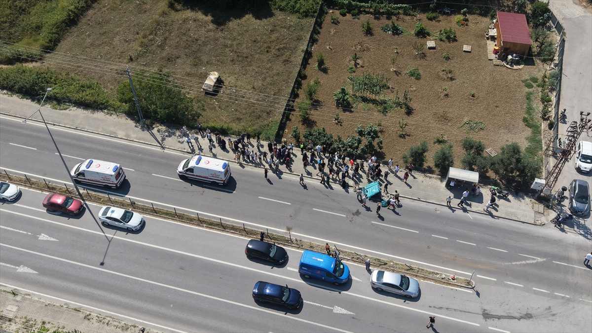 Samsun’da Trafik Kazası: 4 Yaralı
