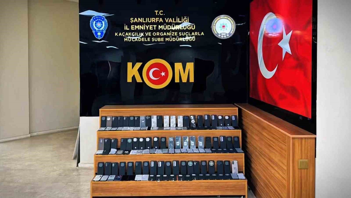 Urfa\'da kaçak telefon operasyonu