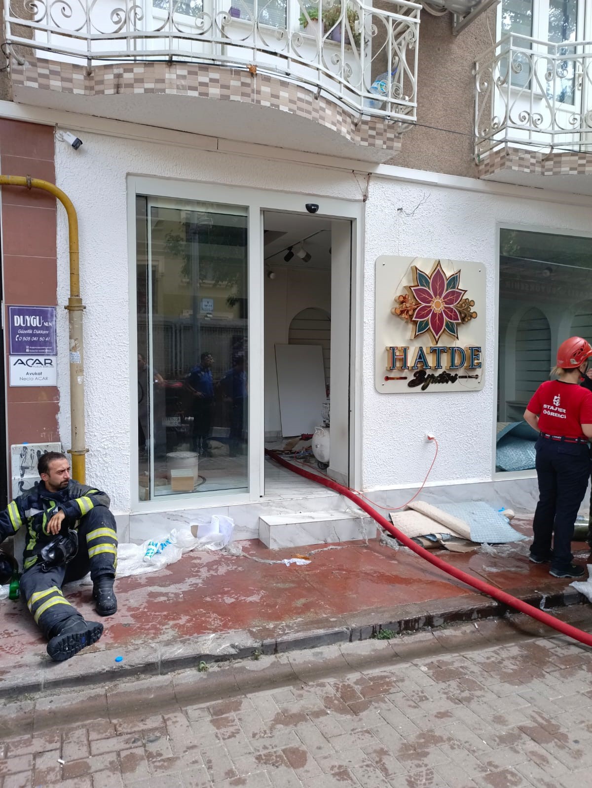 İzmit\'te Yangın Paniği