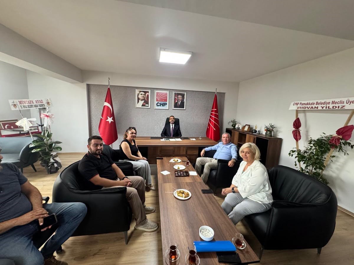 Başkan Kepenek, CHP Denizli İl Başkanı Oran’a ziyaret etti
