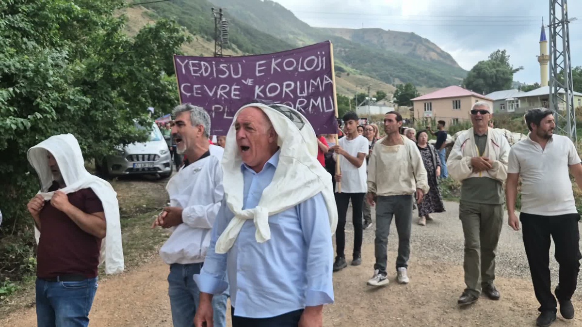 Bingöl\'de Jeotermal Protesto