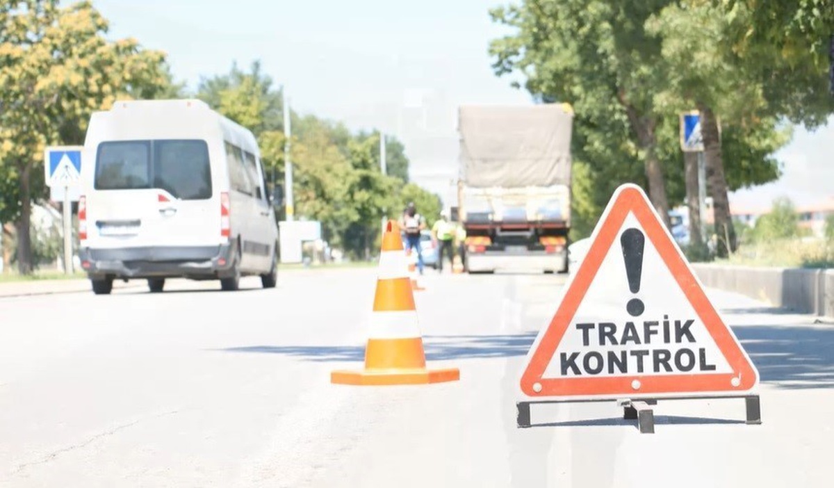Erzincan\'da Drone Destekli Trafik Denetimi