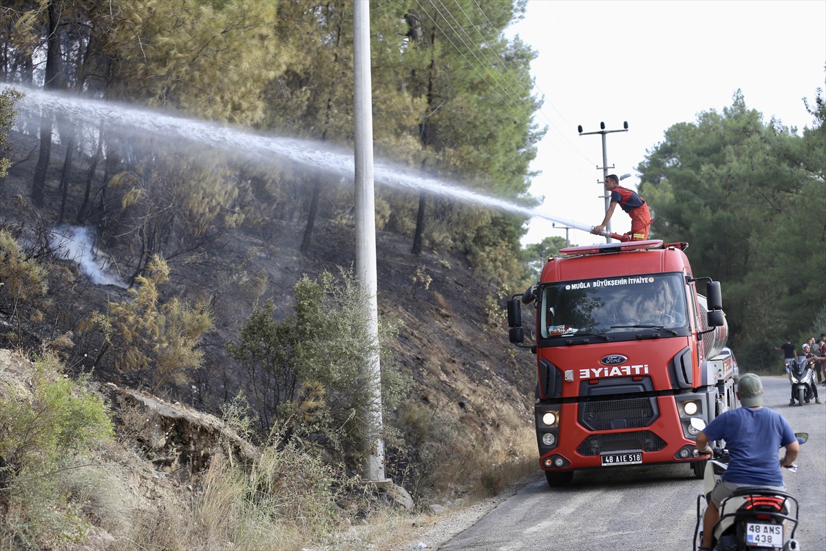 Muğla\'da Orman Yangını Kontrol Altına Alındı