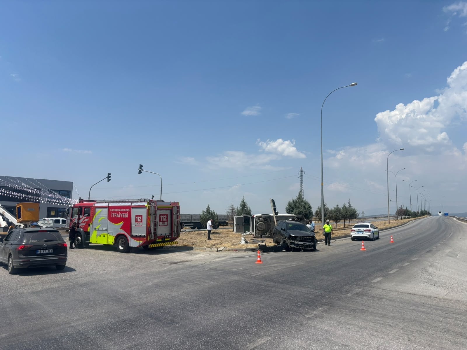 <a class='keyword-sd' href='/kahramanmaras/' title='Kahramanmaraş'>Kahramanmaraş</a>'ta <a class='keyword-sd' href='/trafik/' title='Trafik'>Trafik</a> Kazası: 3 Yaralı