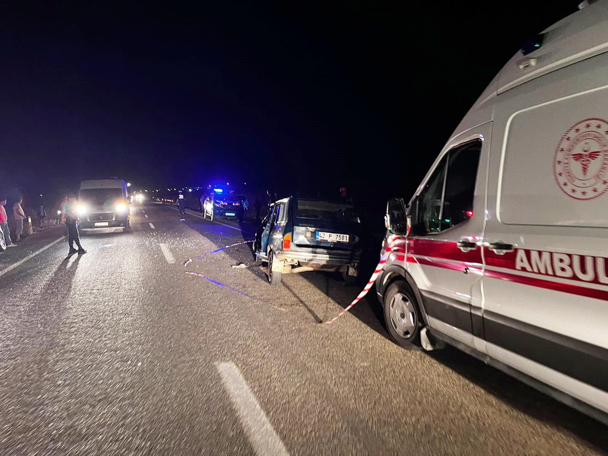 Ilgın\'da Trafik Kazası: Çifte Ölüm