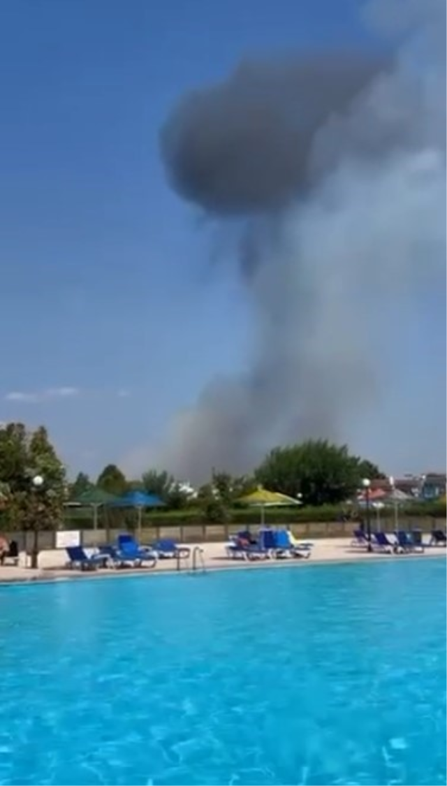 Yalova'da askeri eğitim uçağı düştü