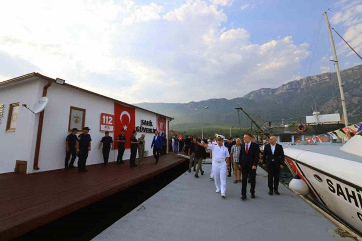 Akyaka\'da Sahil Güvenlik Destek Binası Açıldı