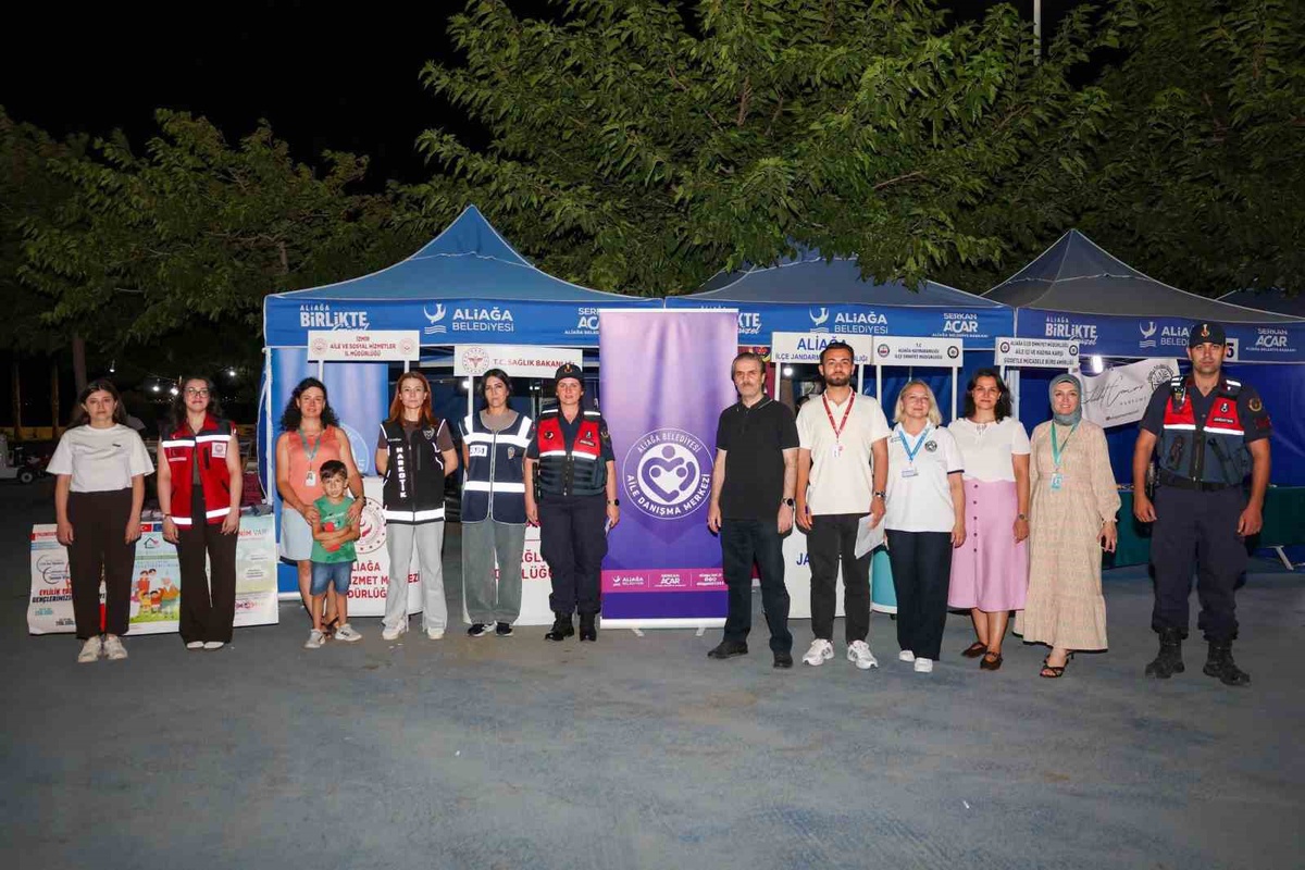 Aliağa’da bağımlılık ve aile farkındalığı için bilgilendirme çalışması