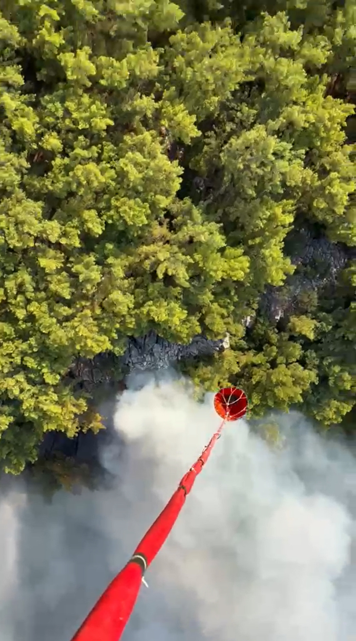 Kemer\'de Orman Yangınına Müdahale Başlatıldı