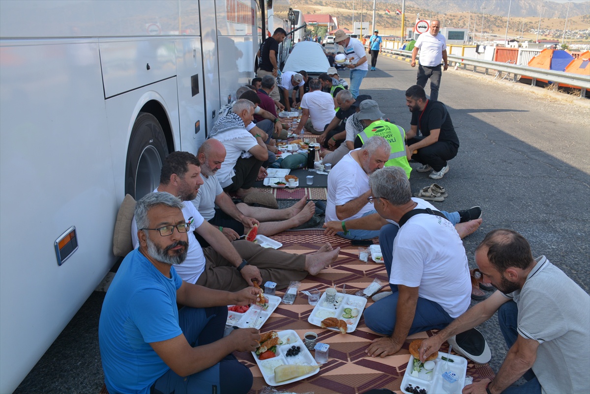 Filistin Konvoyuna Şırnak\'tan Destek