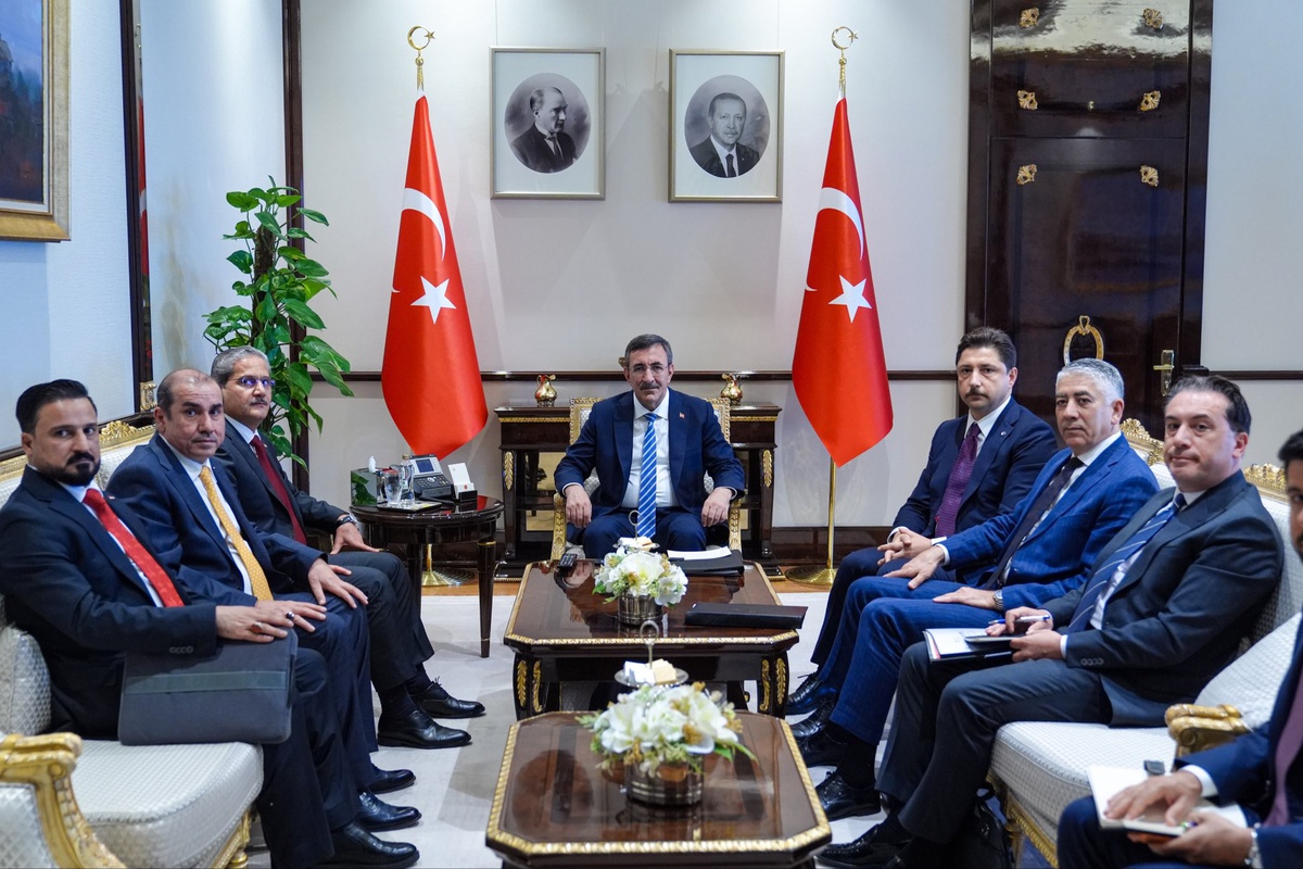 Cevdet Yılmaz Iraklı Yetkiliyi Kabul Etti