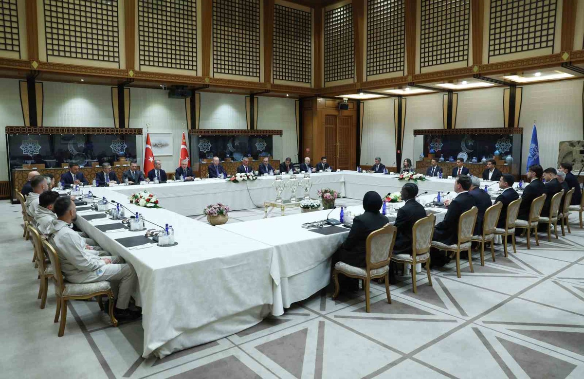 Erdoğan, Süper Lig ekiplerini kabul etti