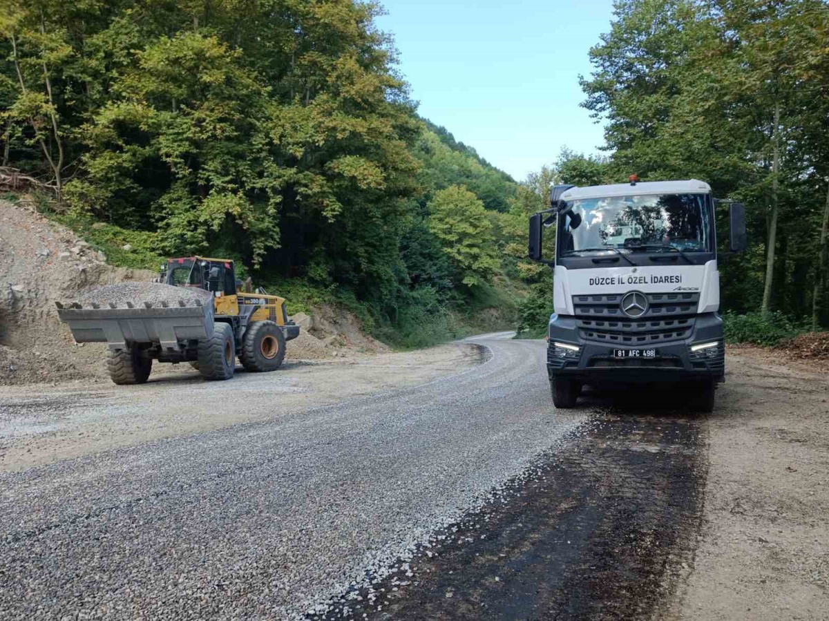 Gölyaka\'da Asfalt Çalışmaları Tamamlandı