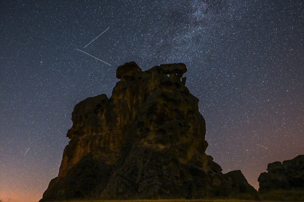 Perseid Meteor Yağmuru Eskişehir\'de Görüntülendi