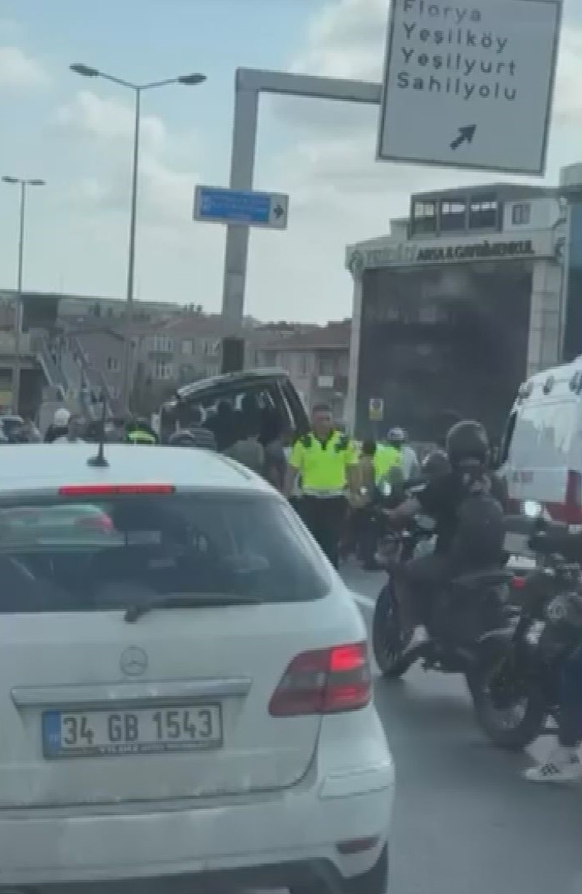 Küçükçekmece\'de Trafik Kazası