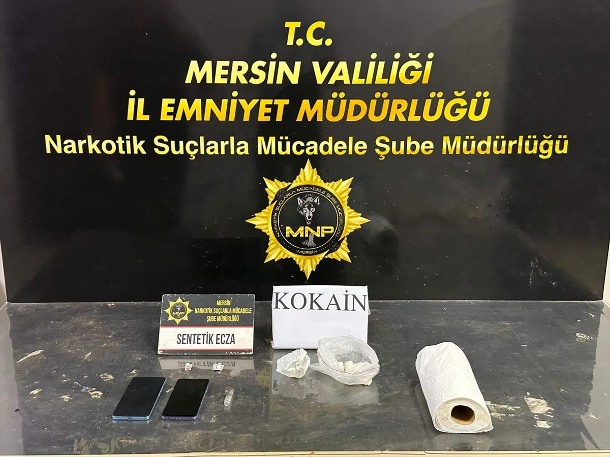 Mersin\'de Uyuşturucu Operasyonu: 5 Tutuklama