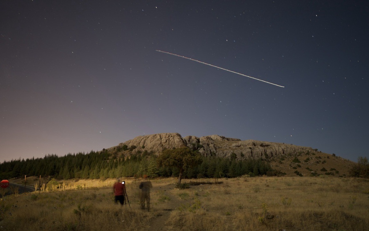 Elazığ\'da Perseid Meteor Yağmuru Görüntülendi