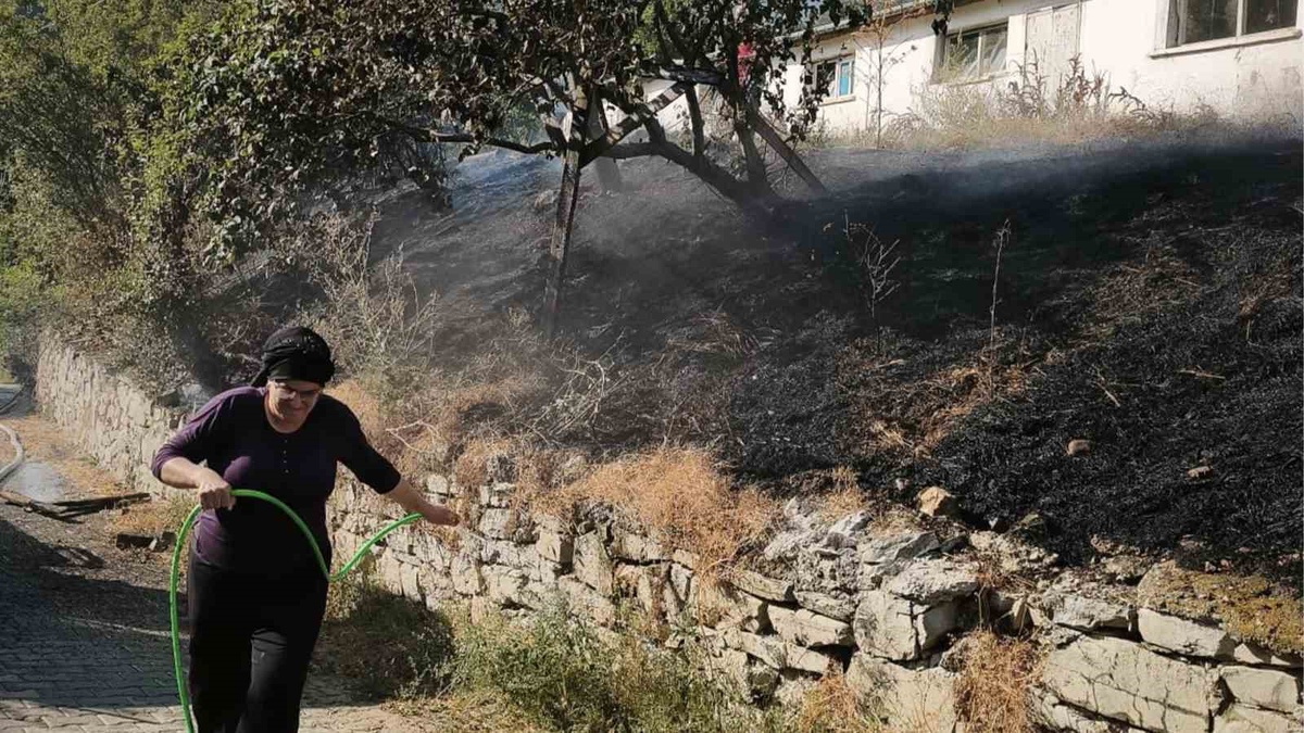 Mudurnu\'da Yangın Faciası Önlenildi