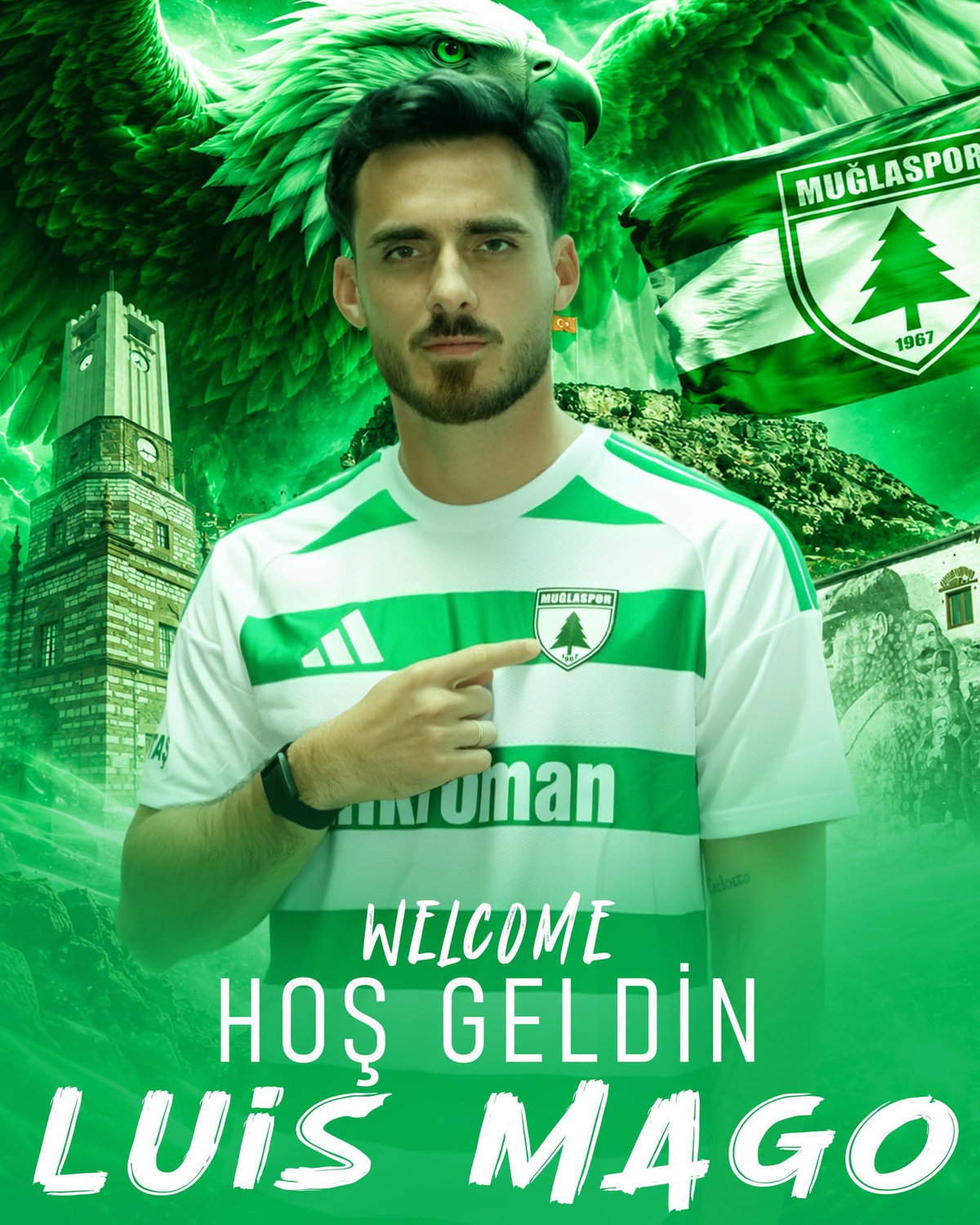 Muğlaspor, Luis Del Pino Mago\'yu Kadrosuna Kattı