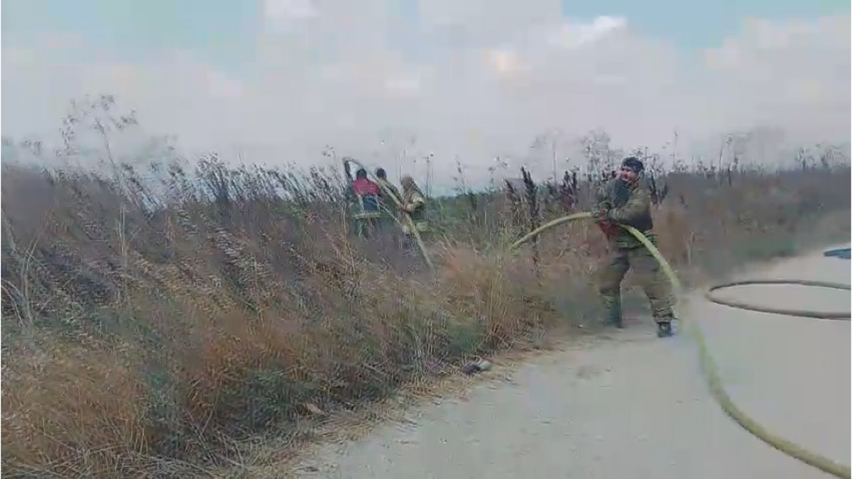 Silivri\'de Tarlada Yangın
