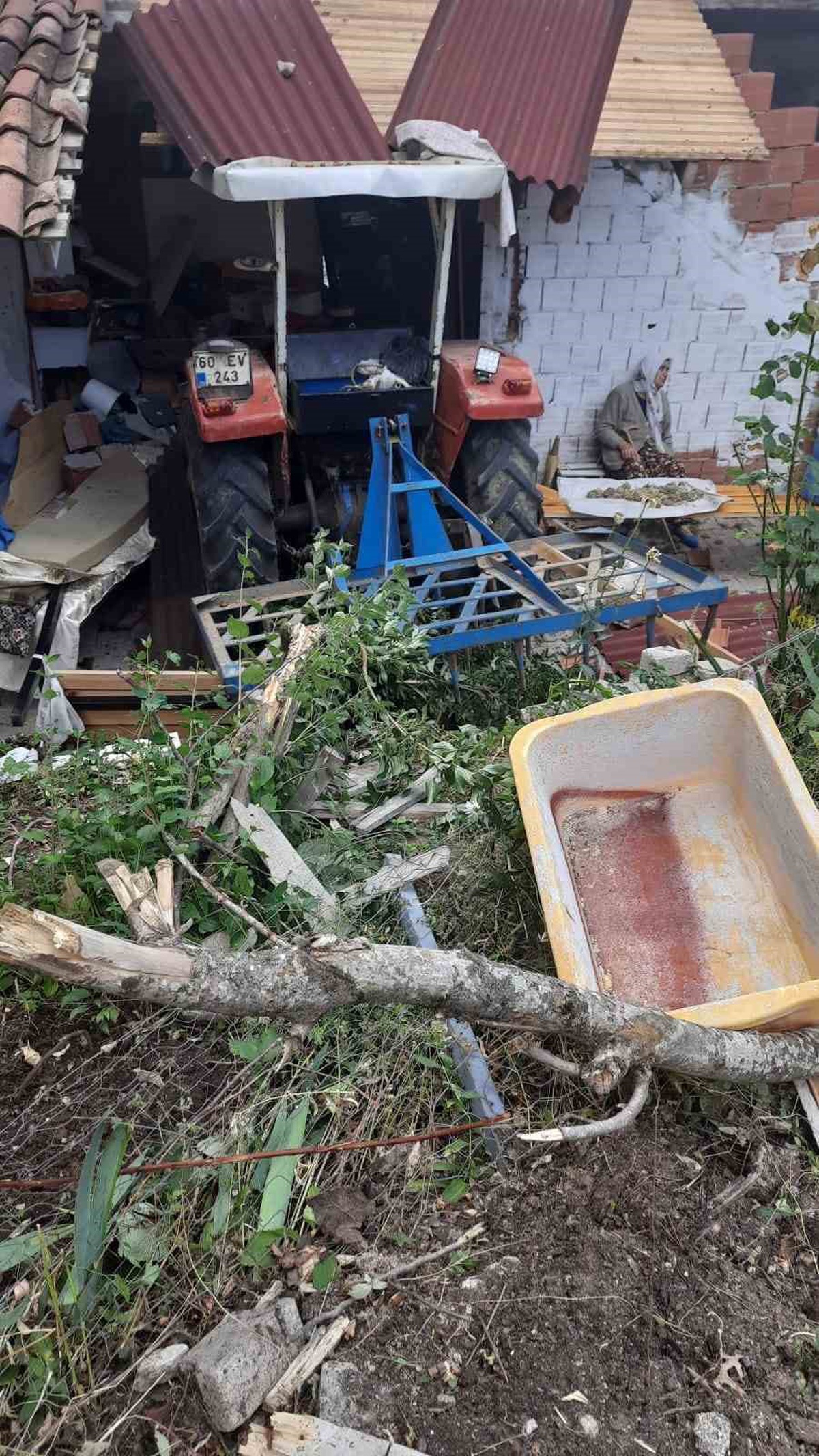 Freni Patlayan Traktör Kazası: 1 Ölü