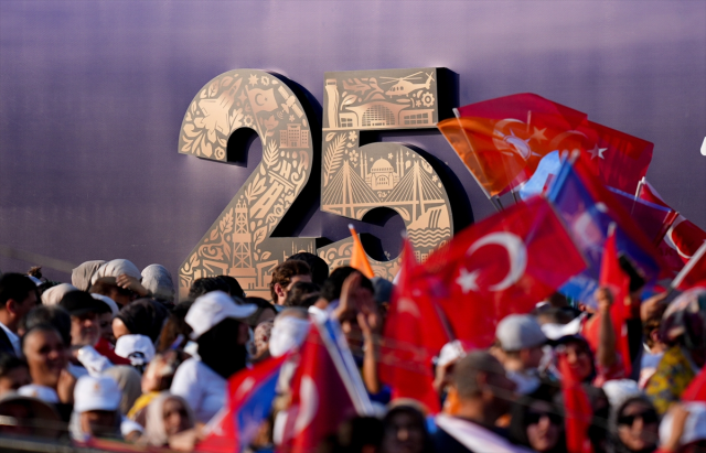 Cumhurbaşkanı Erdoğan, AK Parti'nin 25. yıl kutlamasında açıklamalarda bulunuyor