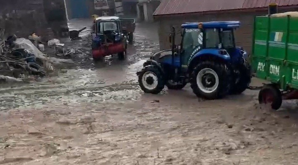Dumankaya Mahallesi\'nde Sel Felaketi
