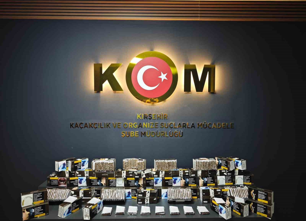 Kırşehir\'de Kaçak Makaron Operasyonu