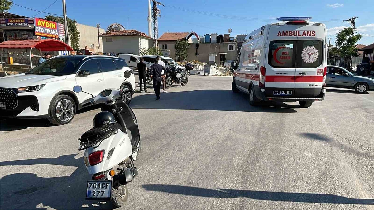 Karaman\'da Trafik Kazası: 1 Yaralı