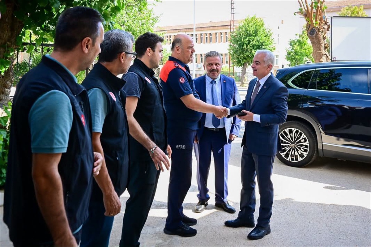 Vali Turan AFAD Müdürlüğünü Ziyaret Etti