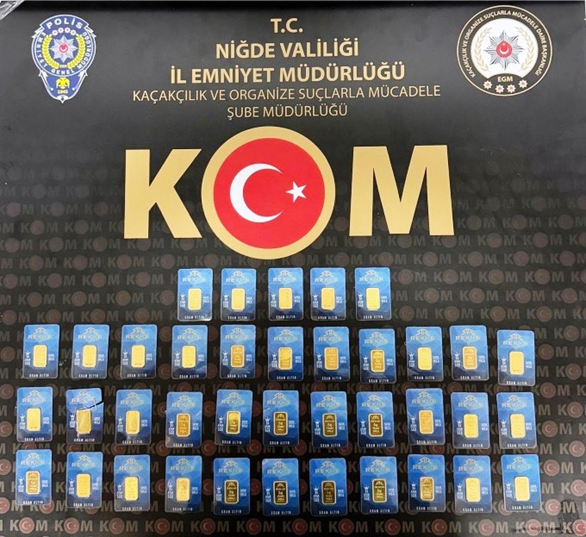 Niğde\'de Sahte Altın Operasyonu