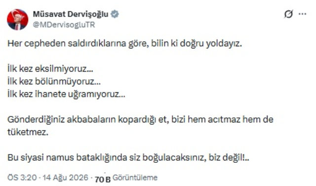 Peş peşe istifalara İYİ Parti liderinden sert mi sert mesaj